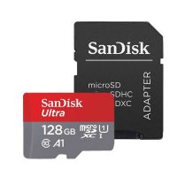 کارت حافظه microSDXC سن دیسک مدل Ultra کلاس ۱۰ استاندارد UHS-I U1 سرعت ۱۰۰MBps ظرفیت ۱۲۸ گیگابایت اکوبلا